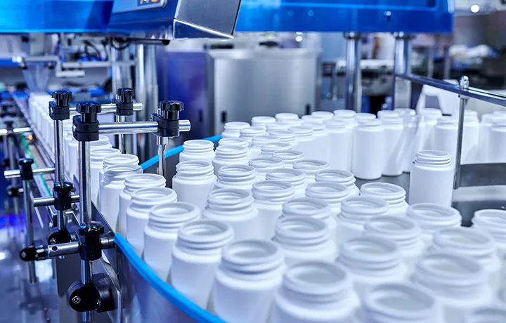 Produktionslinie einer Verpackungs-Fabrik