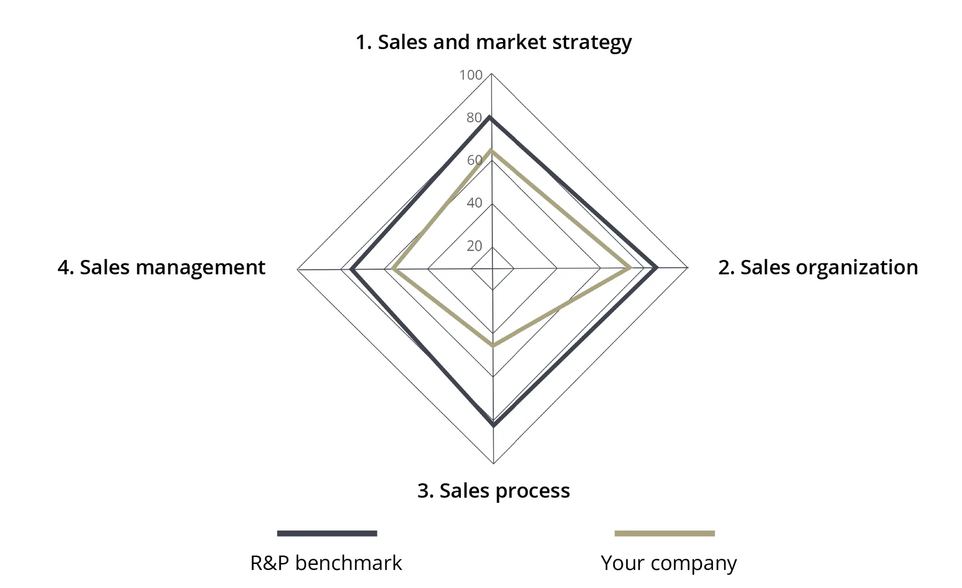 Sales and marketing strategy developed through different perspectives