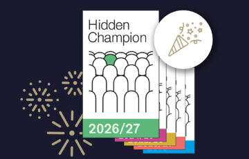 Hidden Champion Auszeichnung 2026/27 Prof. Roll & Pastuch